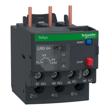 اوفر لود Overload relay 0.40 A - 0.63A ( for D09 ---D38 )